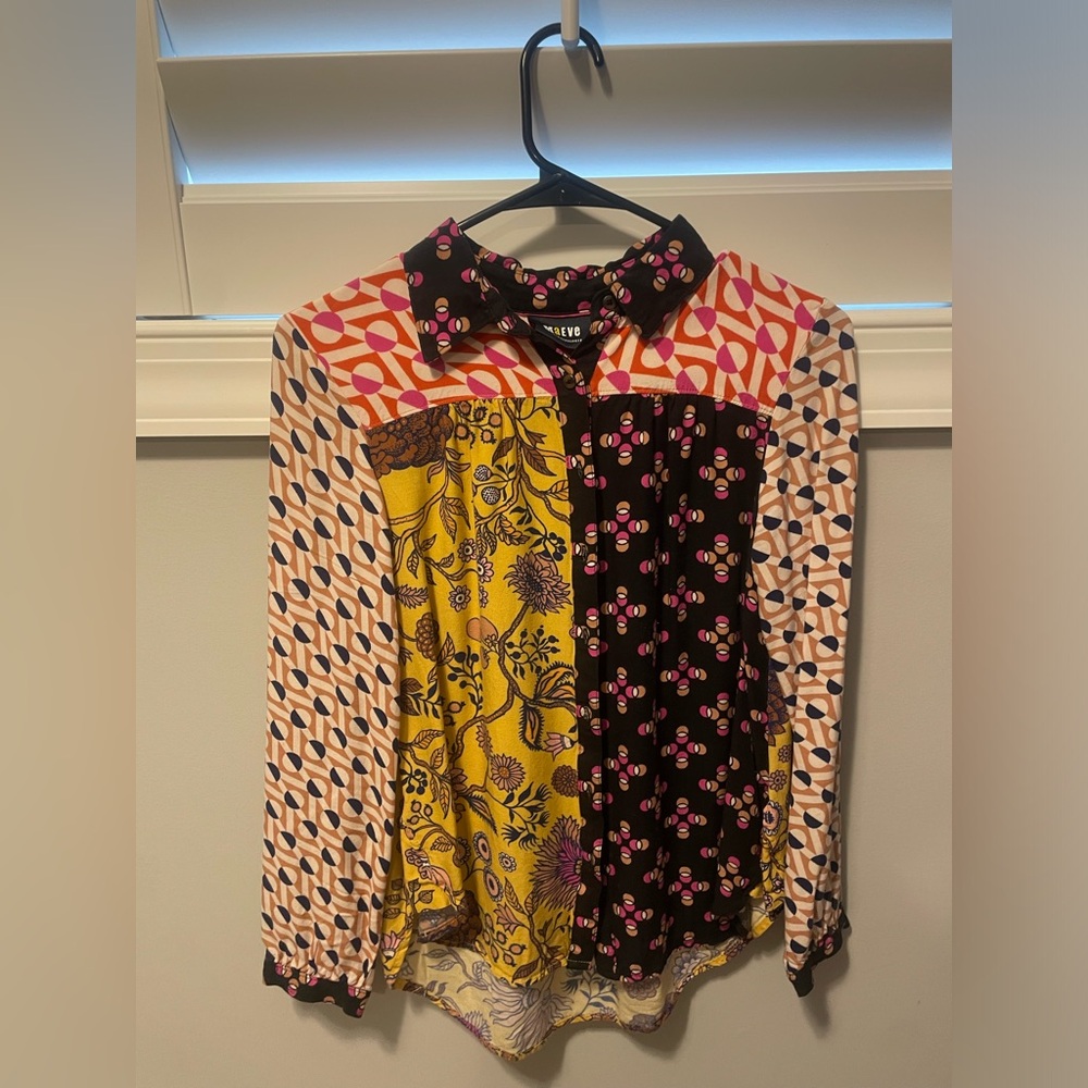 Anthropologie Maeve Paz Blouse Size XS